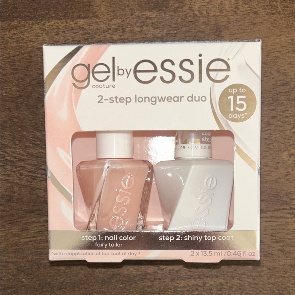 Essie Gel Couture 2-Step Longwear Duo - Fairy Tailor & Shiny Top Coat
